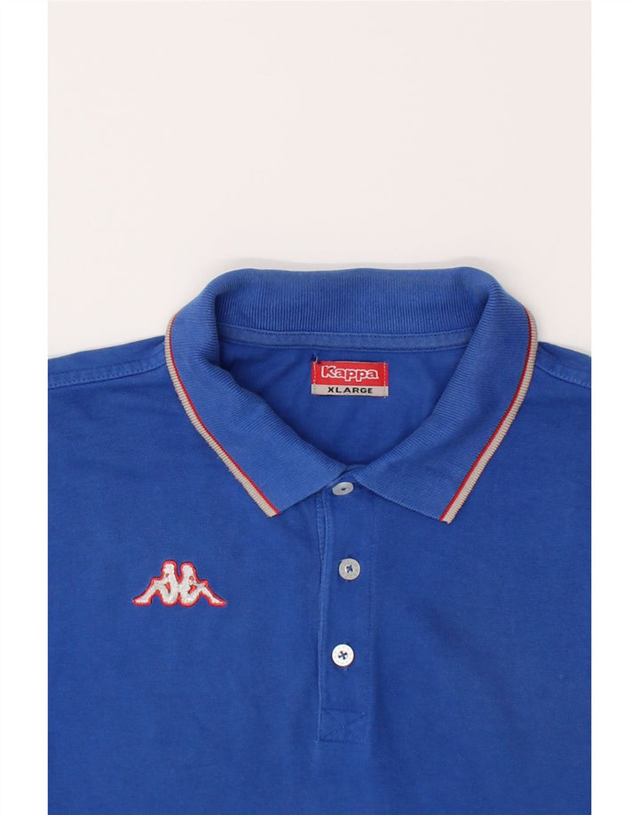 KAPPA Mens Polo Shirt XL Blue Cotton Vintage Kappa and Second-Hand Kappa from Messina Hembry 