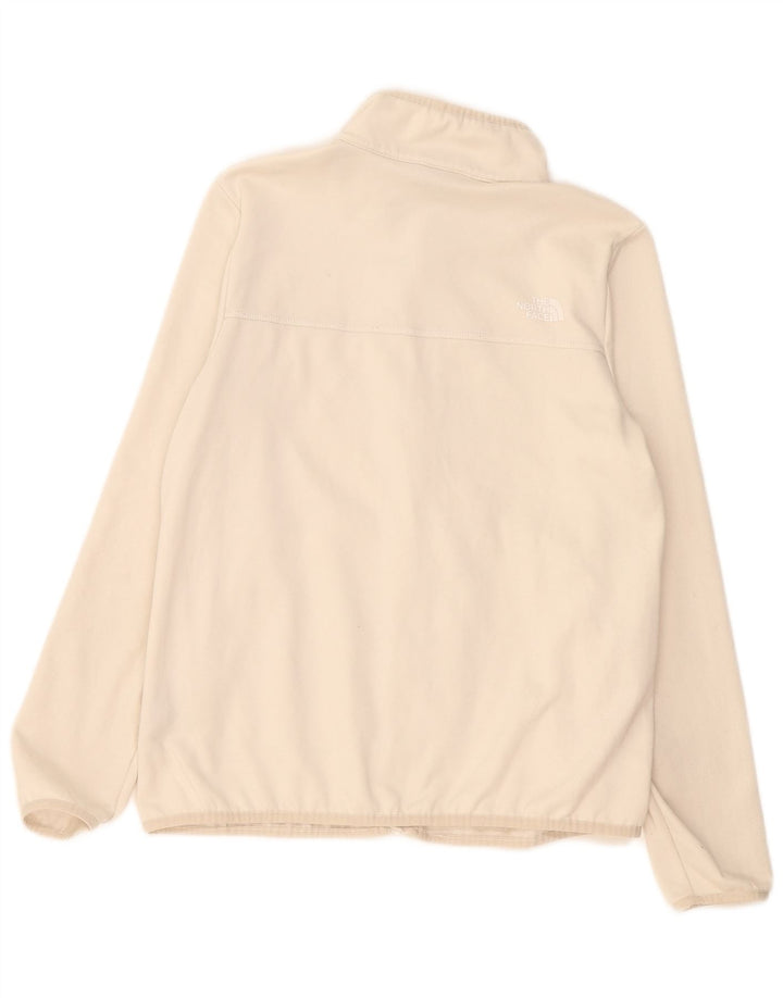 The North Face Damen-Trainingsanzug-Top-Jacke, UK 14, mittelbeigefarbenes Polyester