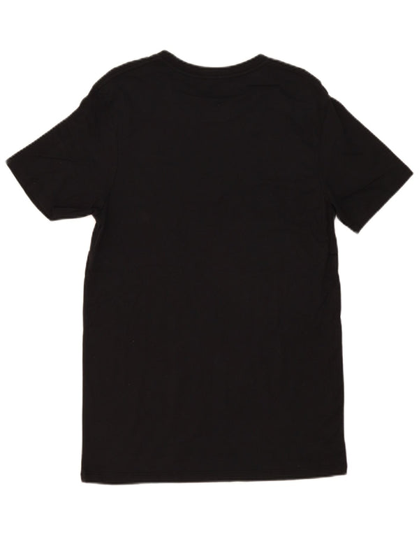 Levi's Herren-T-Shirt-Oberteil aus mittelschwarzer Baumwolle