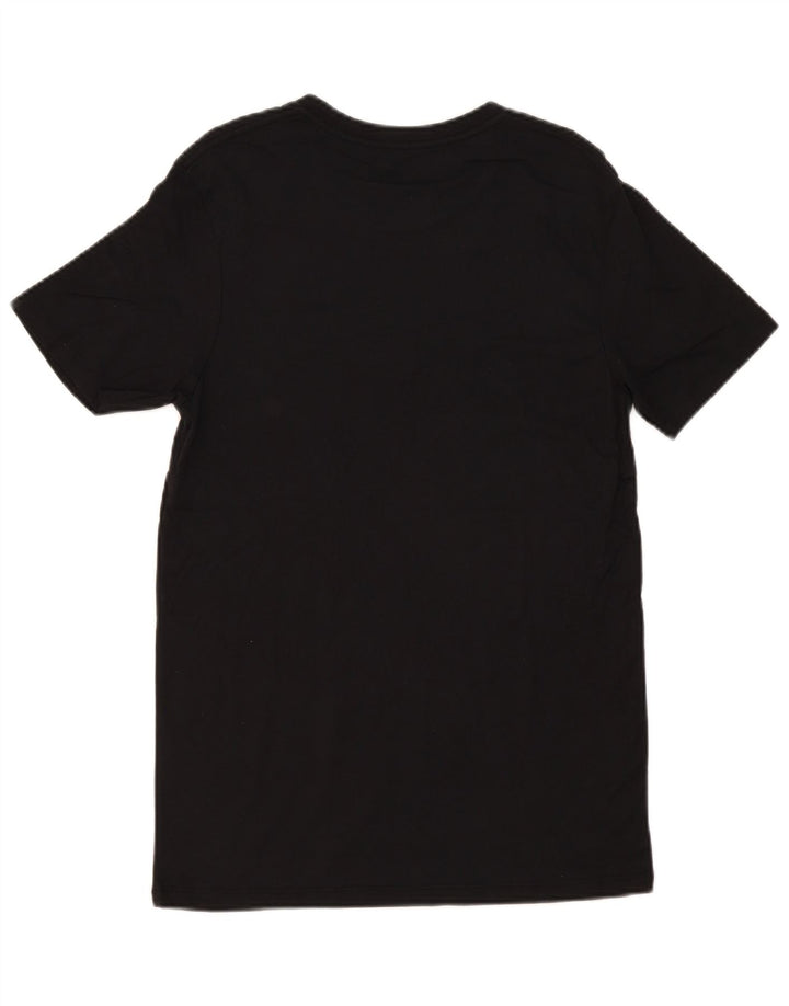 Levi's Herren-T-Shirt-Oberteil aus mittelschwarzer Baumwolle