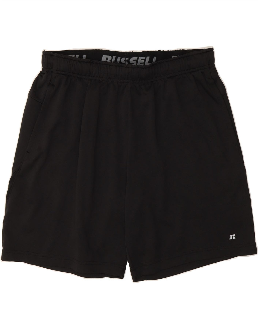 RUSSELL ATHLETIC Mens Dri-Power Sport Shorts Large Black Polyester Vintage Russell Athletic and Second-Hand Russell Athletic from Messina Hembry 