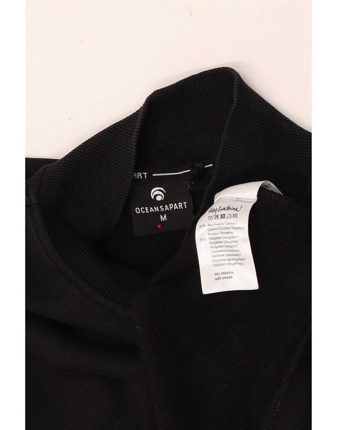 Oceansapart Herren-Sweatshirt-Pullover, mittelschwarz, Baumwolle