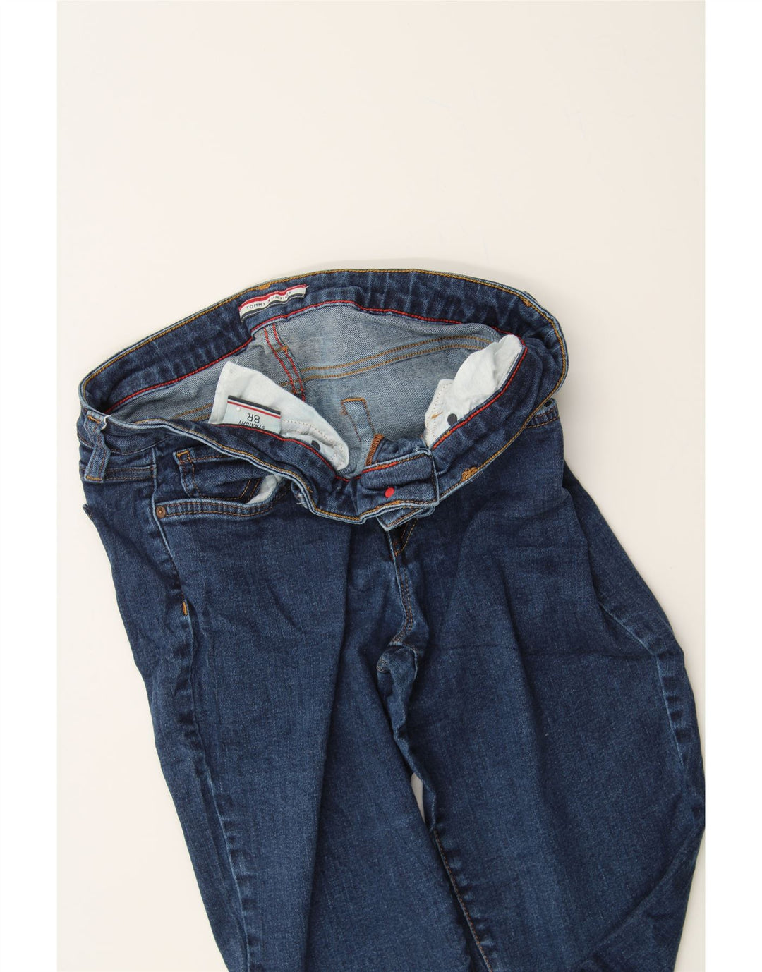 TOMMY HILFIGER Womens Straight Jeans US 8 Medium W30 L31 Blue Vintage Tommy Hilfiger and Second-Hand Tommy Hilfiger from Messina Hembry 