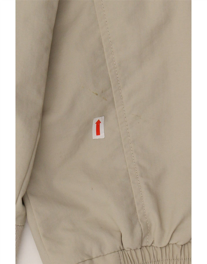Tommy Hilfiger Herren Bomberjacke mit Kapuze UK 42 XL Beige Nylon