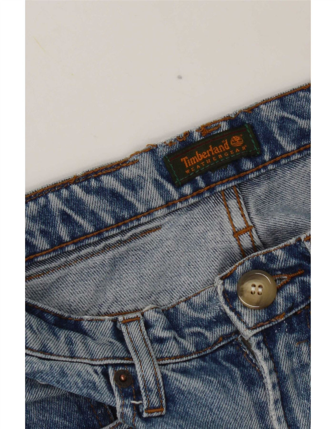 Timberland Damen Straight Jeans W26 L29 Blau