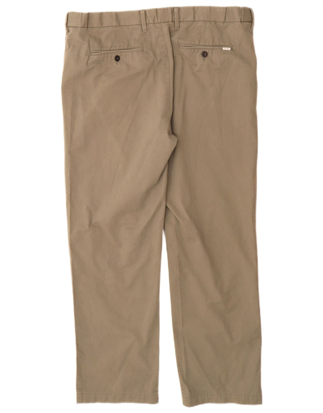 Marks & Spencer Herren-Chinohose mit normaler Passform, W40 L31, graue Baumwolle