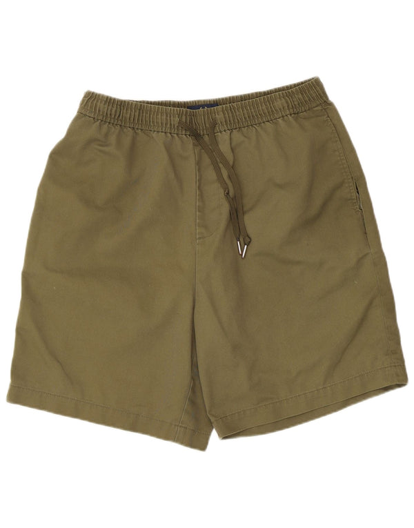 Fred Perry Herren-Sportshorts, groß, grünes Polyester
