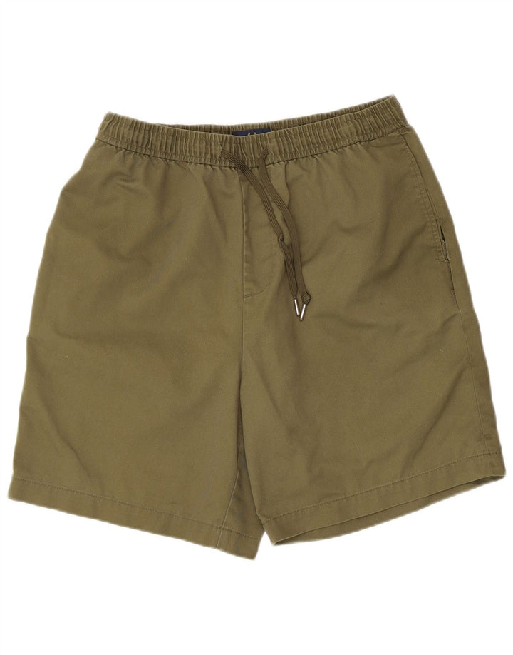Fred Perry Herren-Sportshorts, groß, grünes Polyester