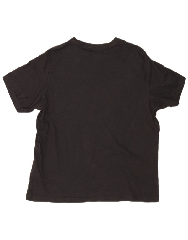 Nike Herren T-Shirt Top XL Schwarz Baumwolle