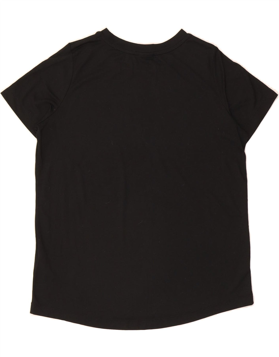 NIKE Womens Graphic T-Shirt Top UK 14 Medium Black Polyester Vintage Nike and Second-Hand Nike from Messina Hembry 