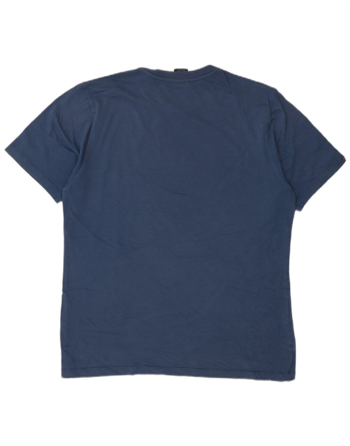 North Sails Herren-T-Shirt mit Grafik, mittelgroß, Marineblau