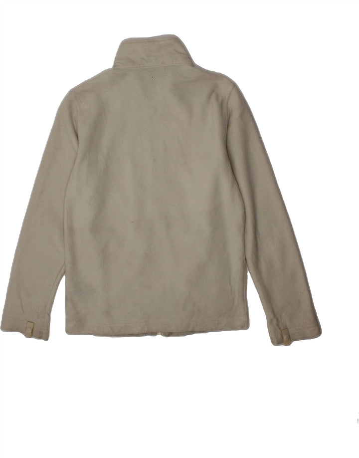 THE NORTH FACE Girls Fleece Jacket 7-8 Years Small  Off White Polyester Vintage The North Face and Second-Hand The North Face from Messina Hembry 
