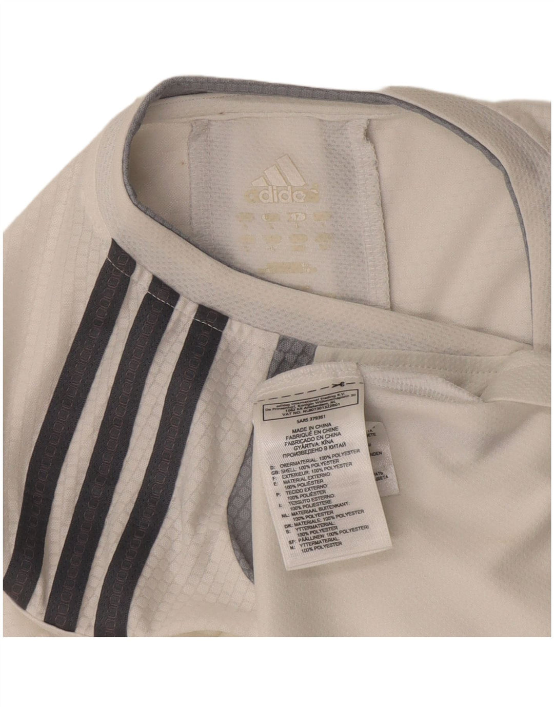 Adidas Herren Climalite Weste Top Large Weiß Colourblock Polyester