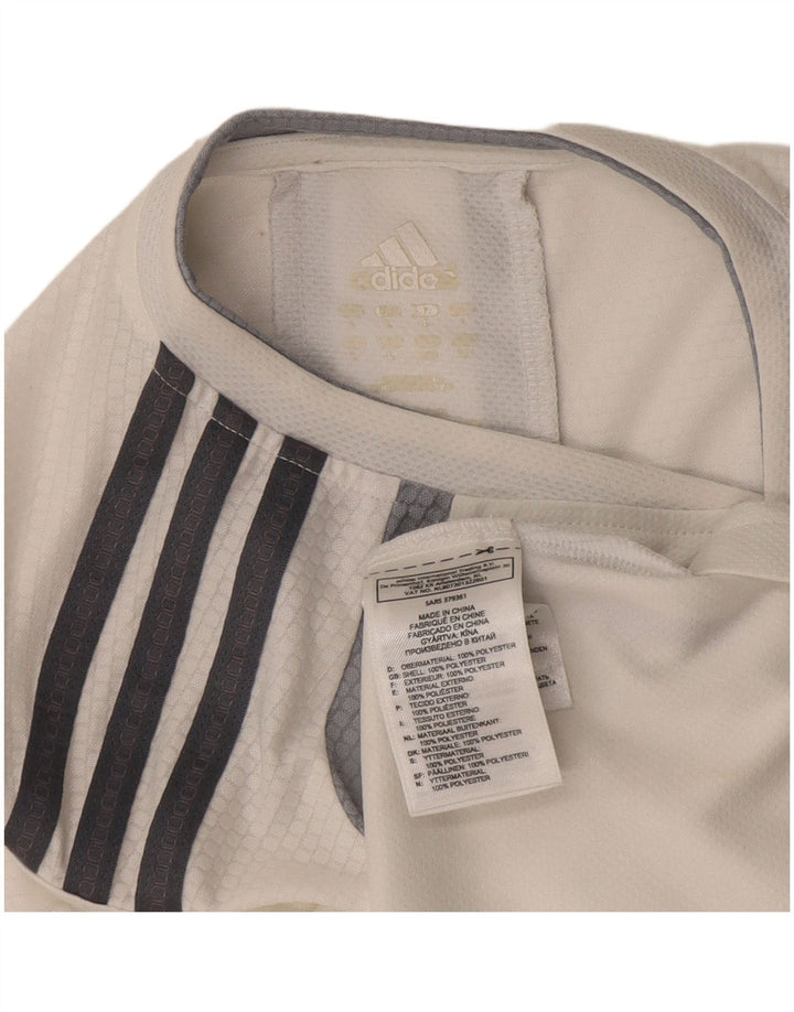 Adidas Herren Climalite Weste Top Large Weiß Colourblock Polyester