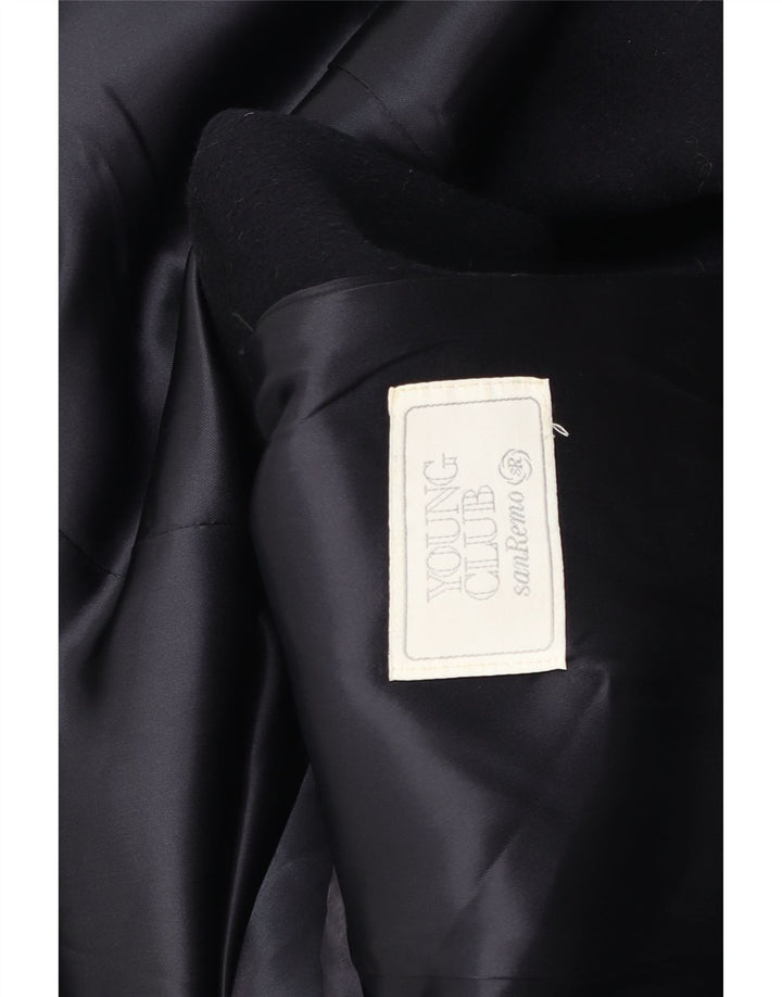 Zweireihiger Herrenmantel von San Remo, UK 38, mittleres Marineblau