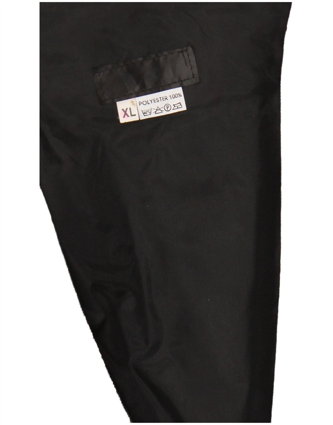 VINTAGE Damen Weste UK 18 XL Schwarz geblümtes Polyester