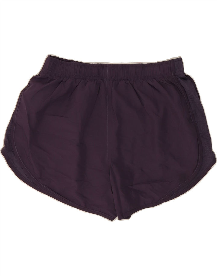NIKE Womens Dri Fit Sport Shorts UK 14 Medium  Navy Blue Polyester Vintage Nike and Second-Hand Nike from Messina Hembry 