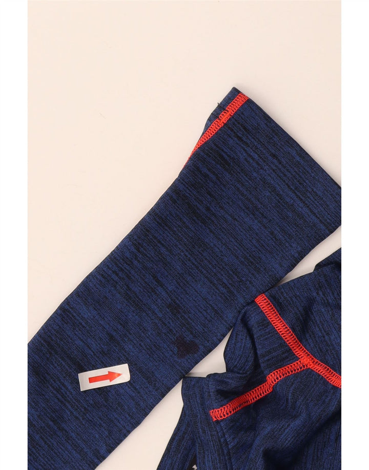 Under Armour Damen-Langarmshirt UK 12 Medium Navy Blue Flecked