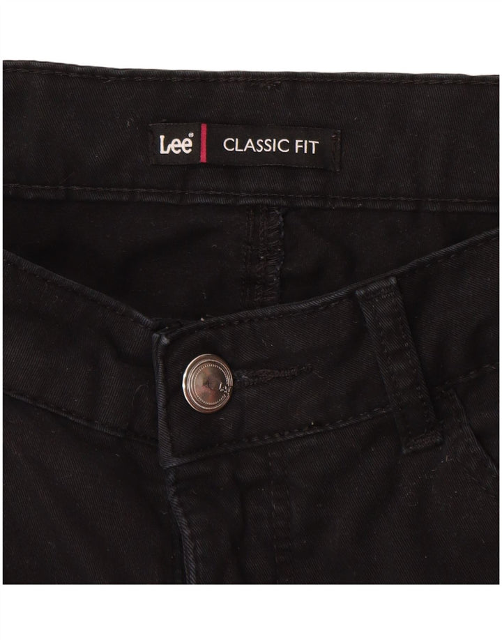LEE Damen-Caprihose mit klassischer Passform, W32, L22, Schwarz