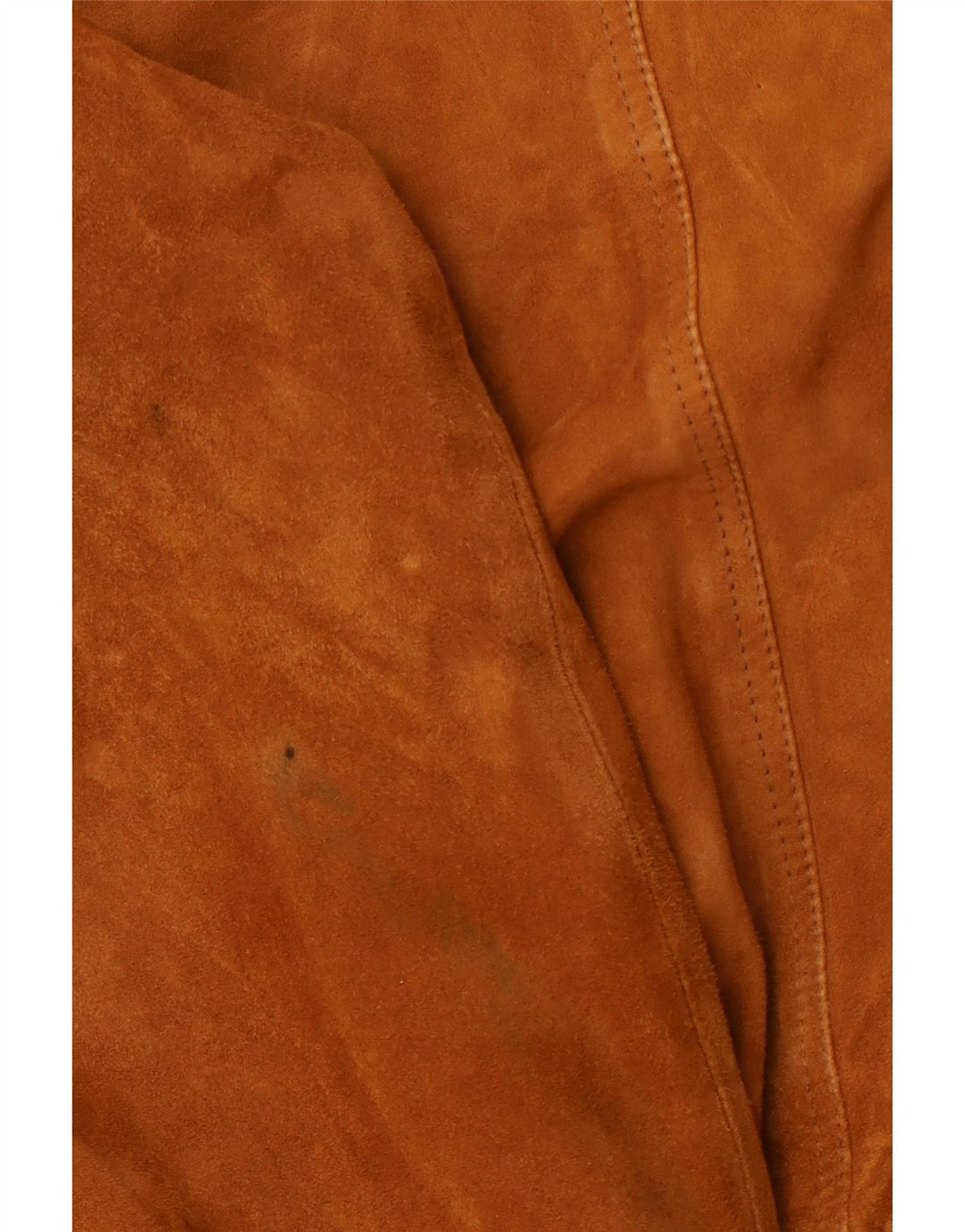 LAVORAZIONE ARTIGIANA Herren Wildleder Bomberjacke IT 48 Mittelbraunes Leder