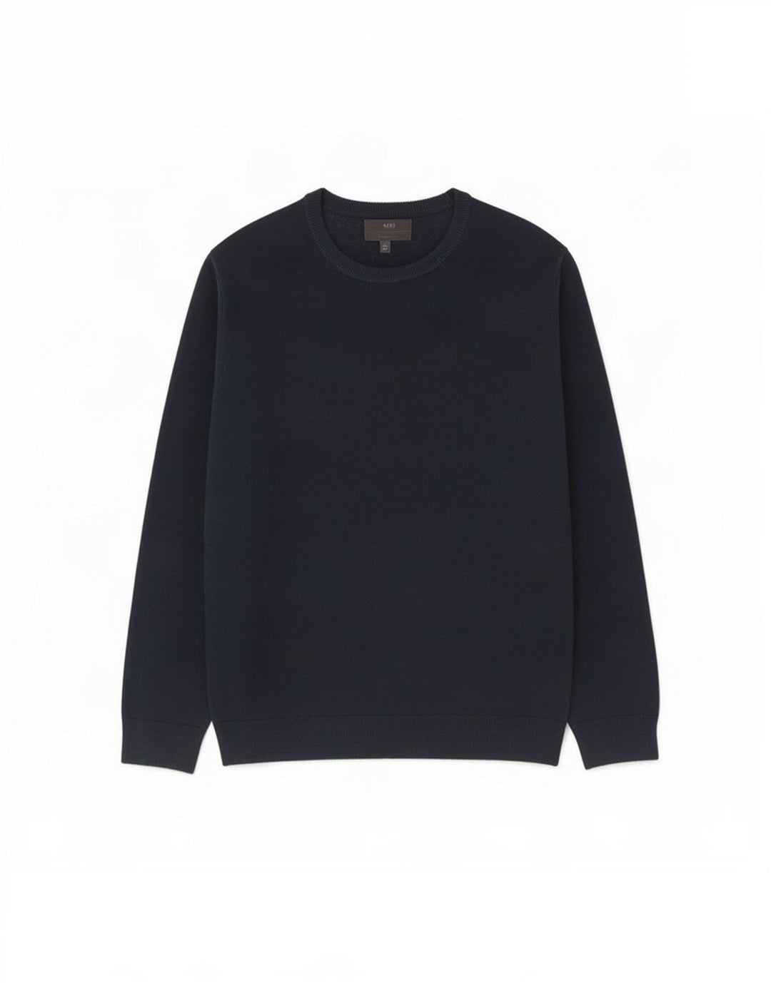 Marks & Spencer Herren-Pullover mit Rundhalsausschnitt, groß, marineblauer Kaschmir