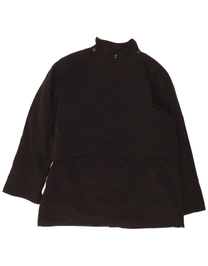 Nautica Damen Übergroße Bomberjacke UK 18 XL Schwarz Polyester
