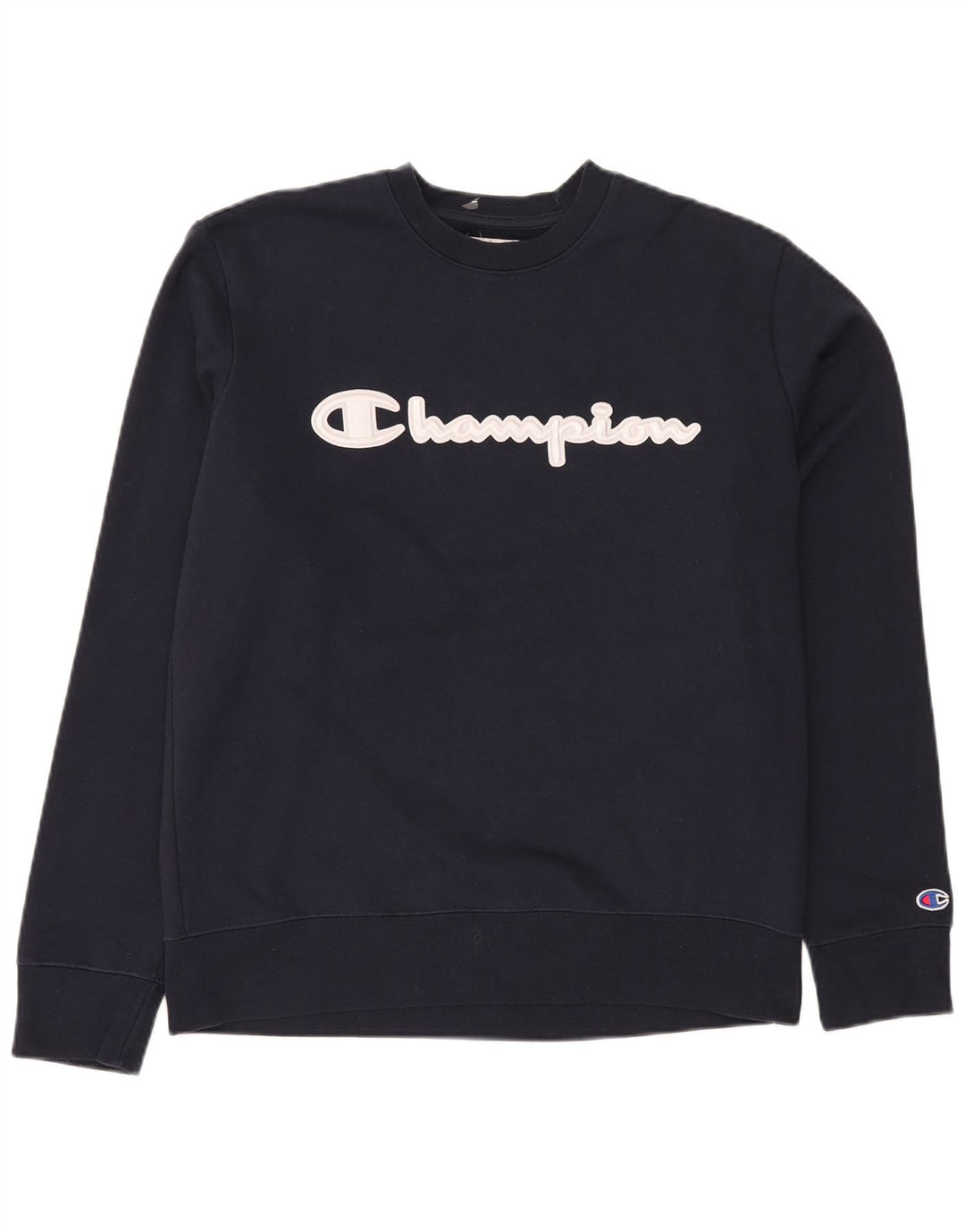 Champion Herren Elite Graphic Sweatshirt Pullover Mittelschwarze Baumwolle