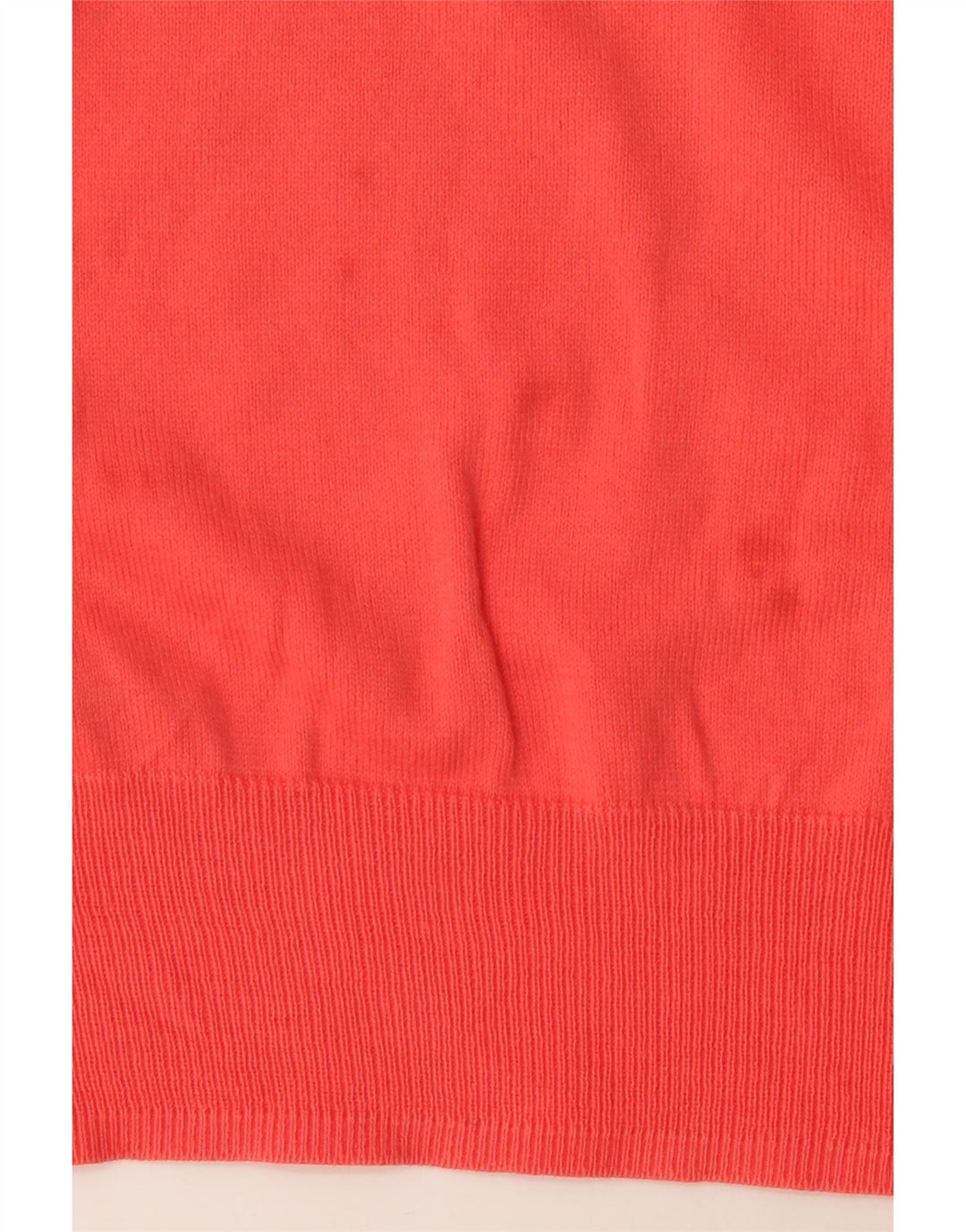 Zara Herren-Pullover mit Rundhalsausschnitt, mittelrote Baumwolle