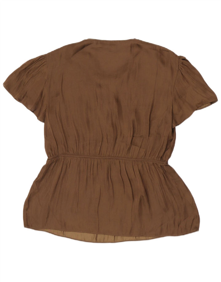 Jigsaw Damen Blusenoberteil UK 12 Medium Khaki