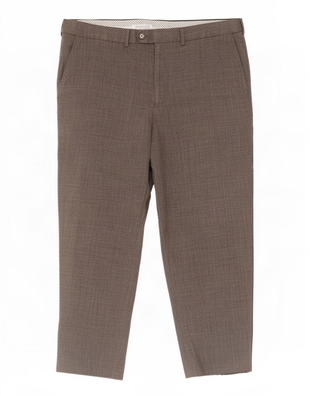 Gerade Herren-Anzughose von Marks & Spencer, W38, L27, grau, Polyester