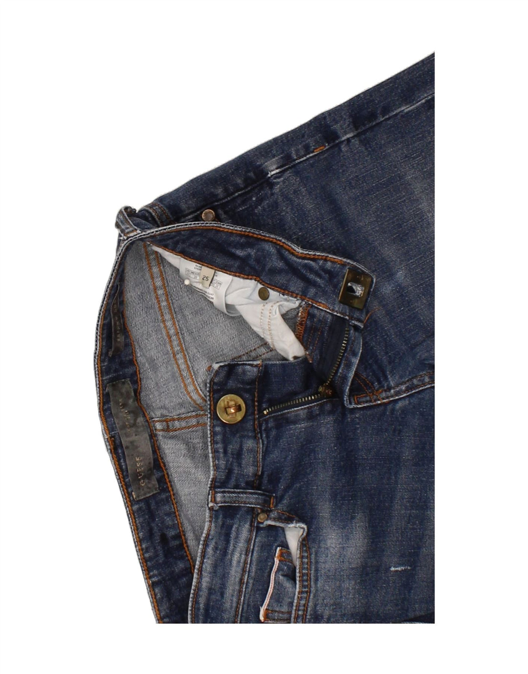 GUESS Womens Skinny Jeans W25 L30 Blue Cotton Vintage Guess and Second-Hand Guess from Messina Hembry 
