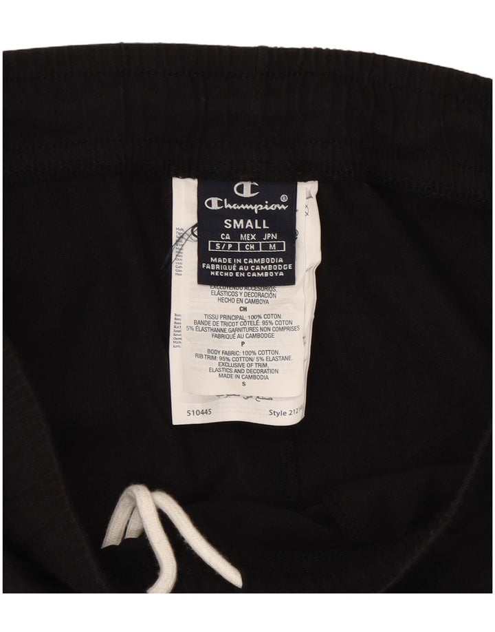 Champion Herren-Trainingshose, Jogginghose, Größe S, Schwarz, Baumwolle