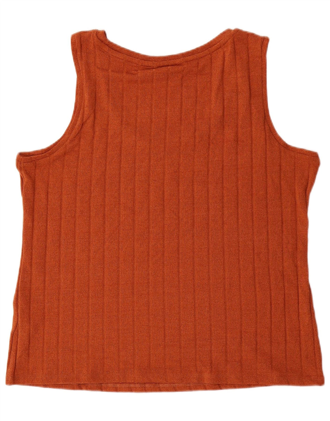 Marks & Spencer Damen Weste Top UK 22 3XL Orange Polyester
