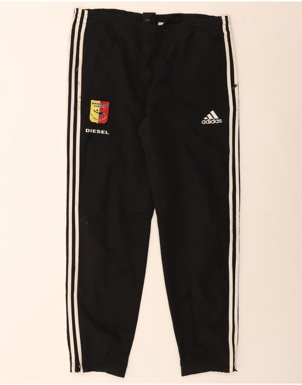 Adidas Herren Trainingshose Jogger UK 38/40 Medium Schwarz Polyester