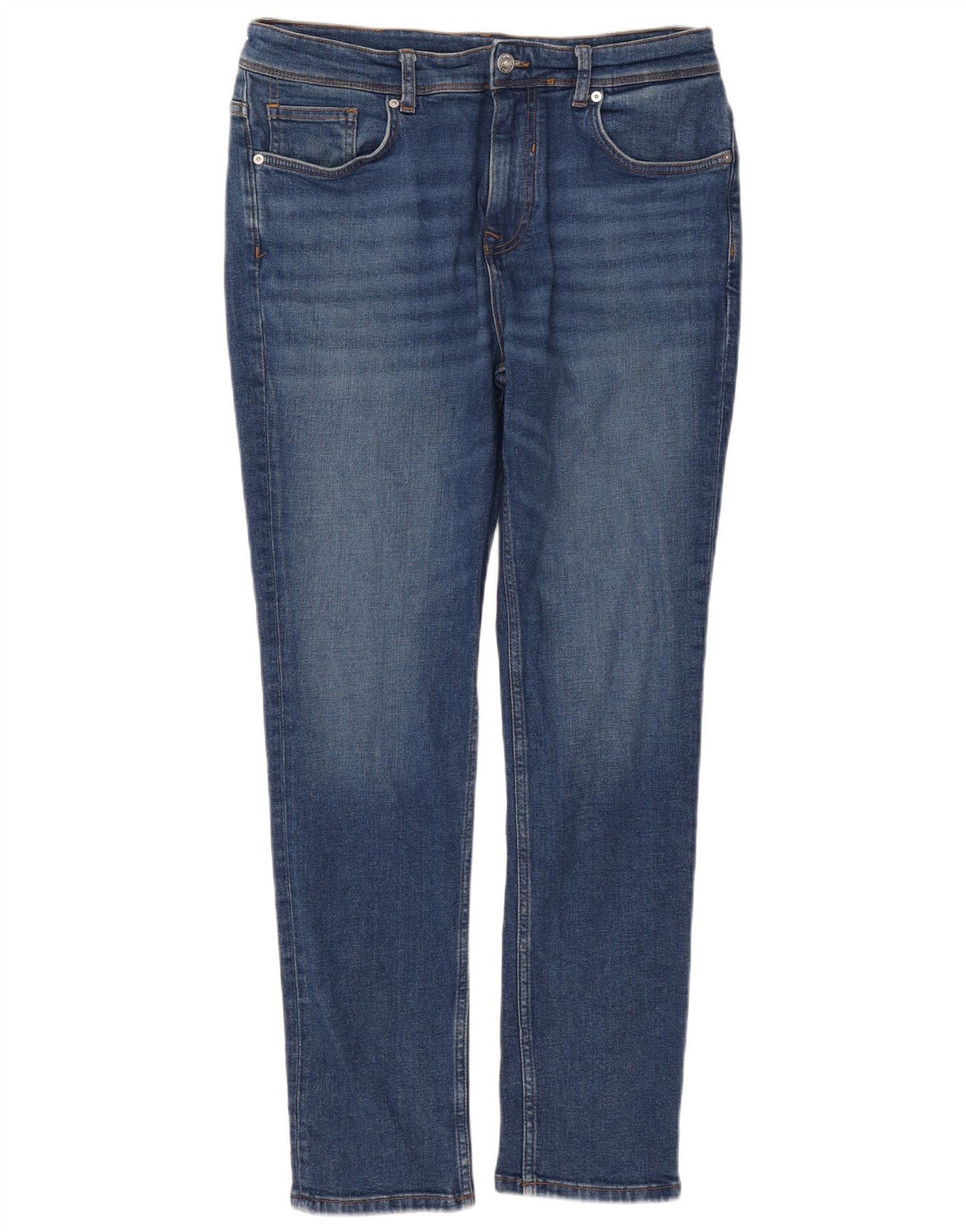 Zara Herren Slim Jeans EU 44 Large W34 L30 Blau
