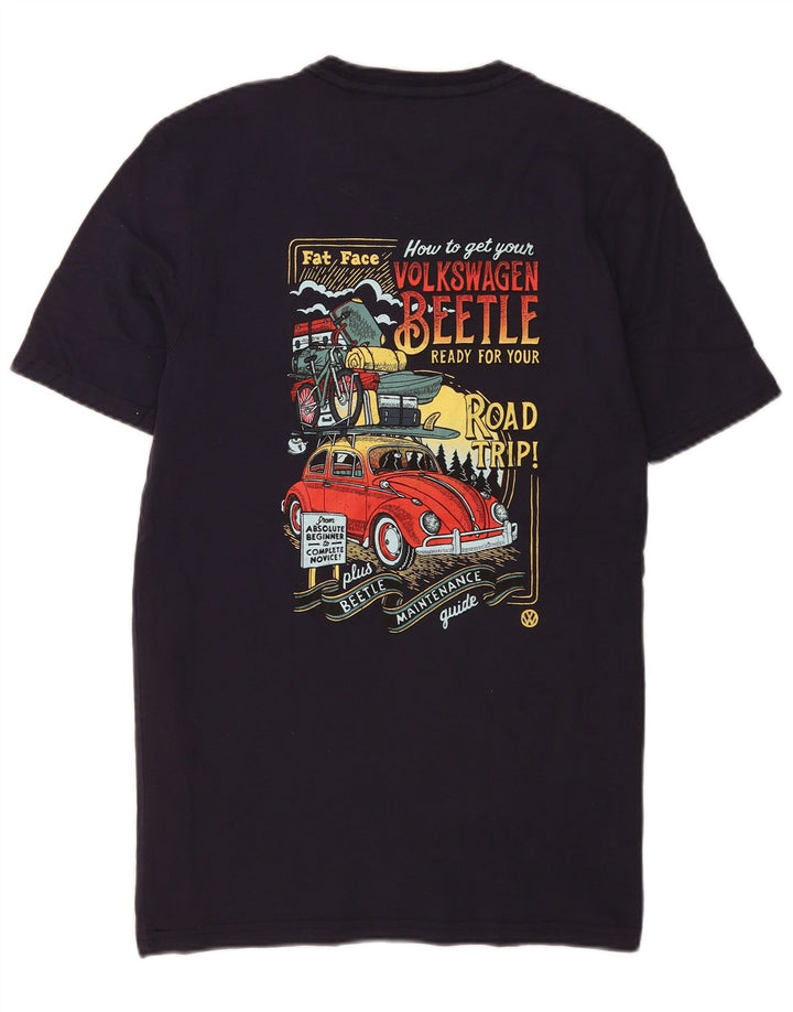 Fat Face Herren-T-Shirt mit Grafik, mittlere Marineblau-Baumwolle