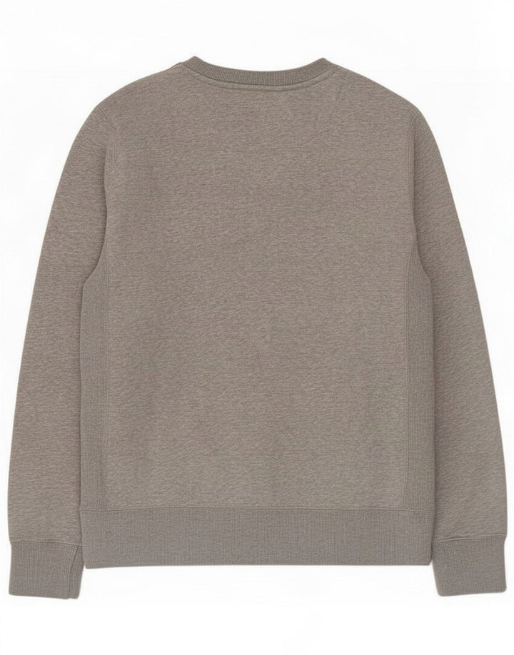 Nike Herren-Sweatshirt-Pullover, große graue Baumwolle