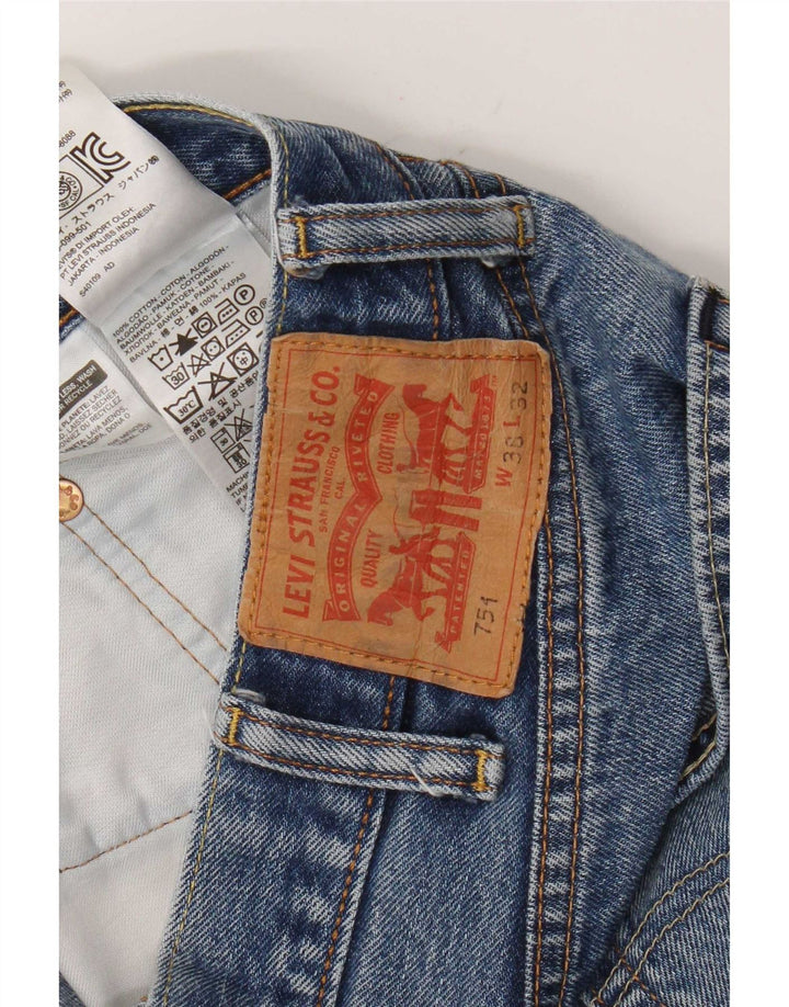 Levi's Herren 751 Straight Jeans W36 L29 Blaue Baumwolle