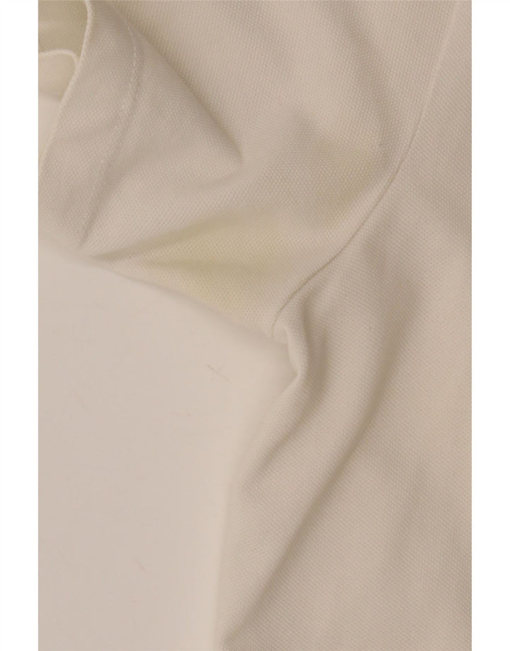 ADIDAS Mens Clima 365 Polo Shirt Medium White Cotton Vintage Adidas and Second-Hand Adidas from Messina Hembry 
