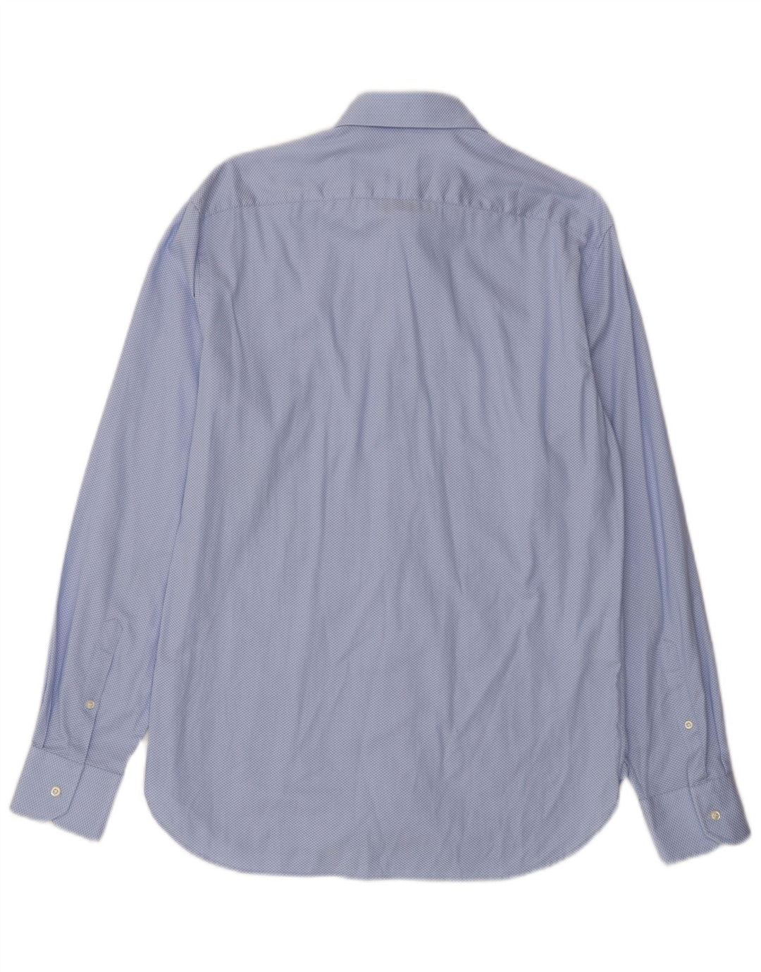 Boggi Herren Milano Slim Fit Hemd Größe 41 16 Große blaue Baumwolle