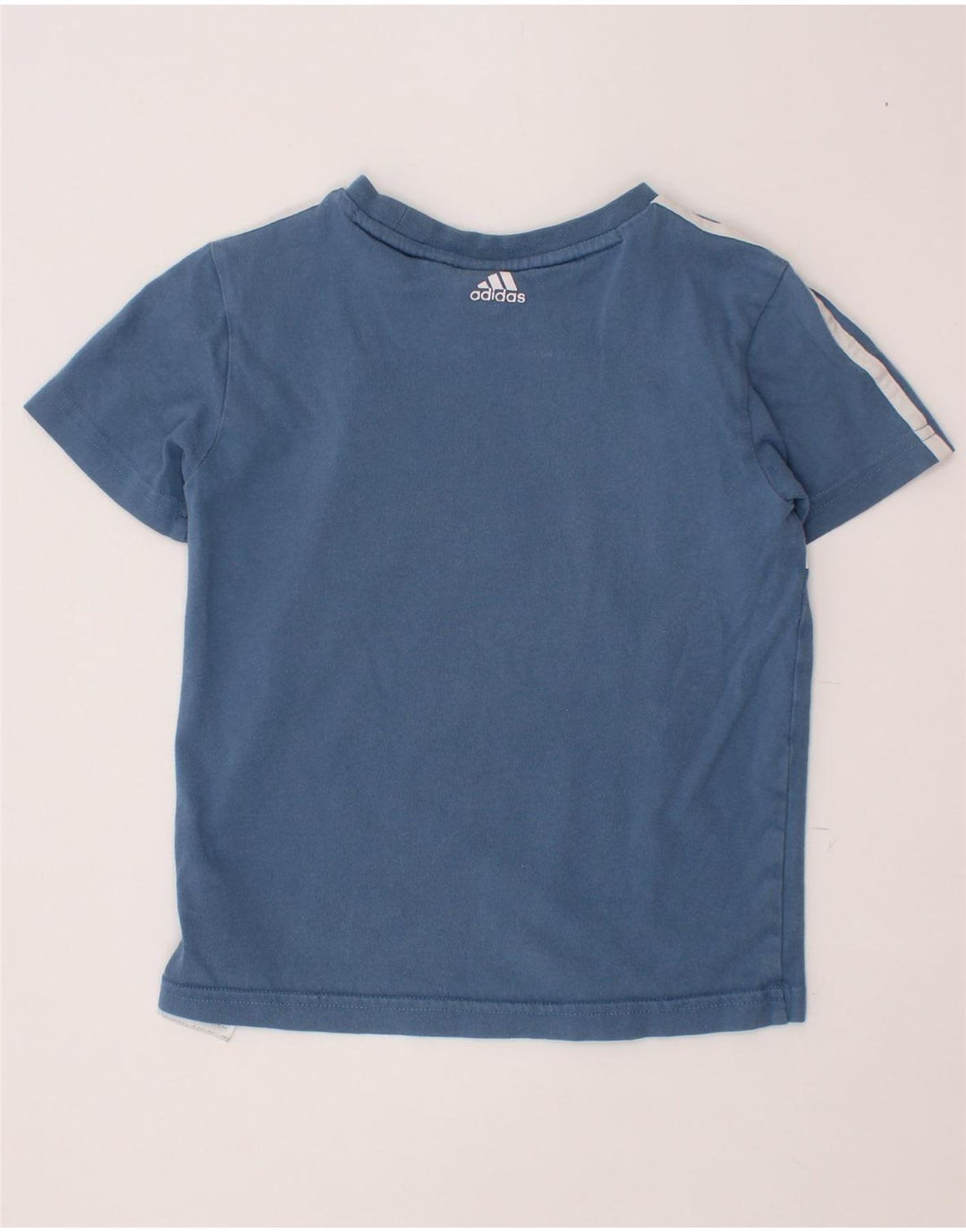 ADIDAS 2-teiliges Set mit Grafik für Jungen, 3–4 Jahre, blaue Farbblock-Baumwolle