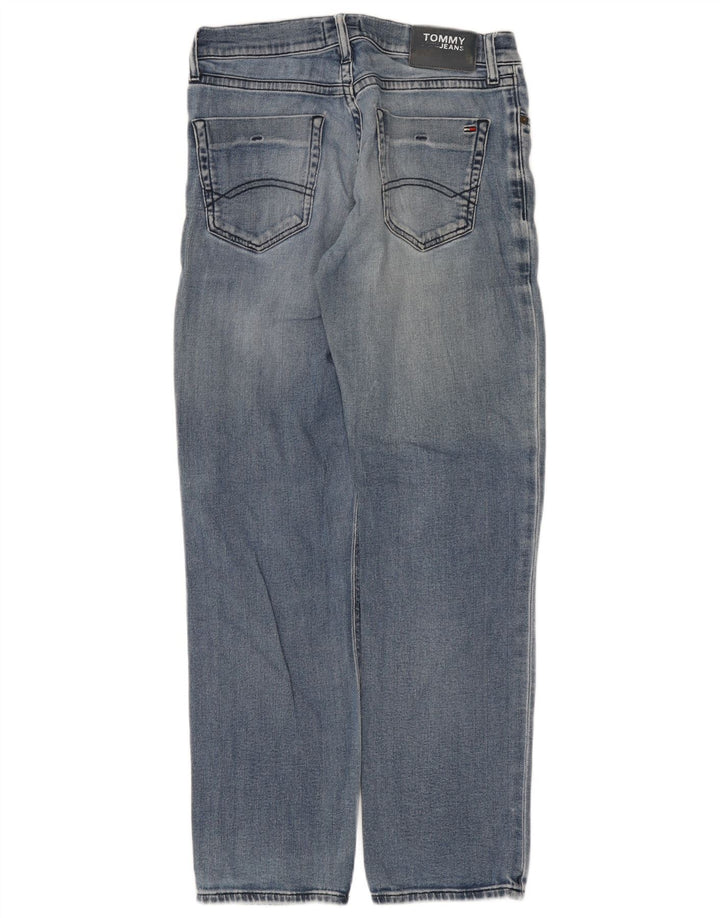 Tommy Hilfiger Herren Slim Jeans W30 L32 Blaue Baumwolle