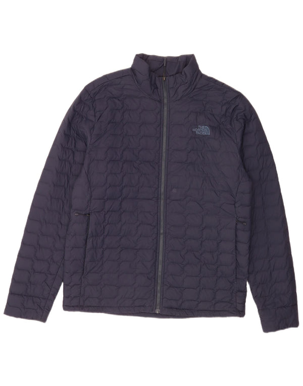 The North Face Herren Wattierte Jacke UK 40 Large Marineblaues Nylon