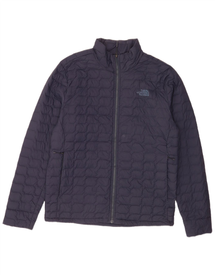The North Face Herren Wattierte Jacke UK 40 Large Marineblaues Nylon
