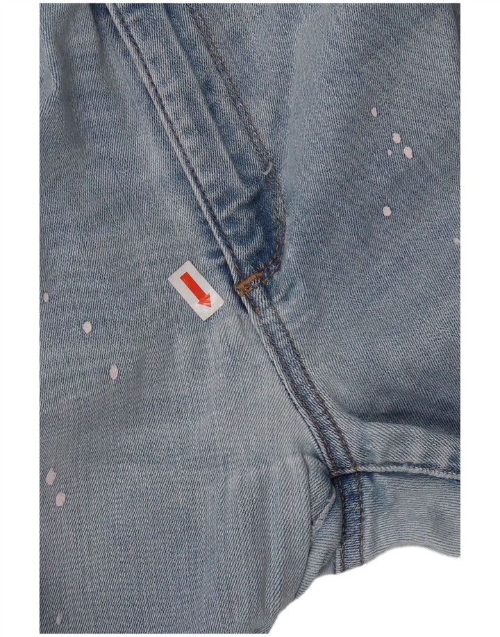 Gap Damen Skinny Jeans W30 L27 Blau gepunktete Baumwolle