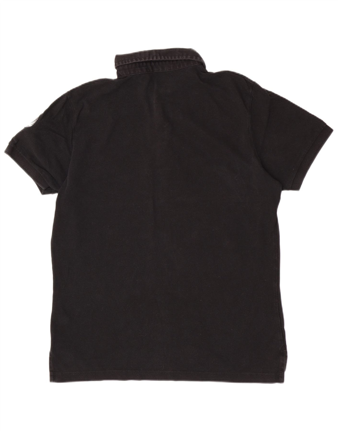 Diesel Herren-Poloshirt aus mittelschwarzer Baumwolle