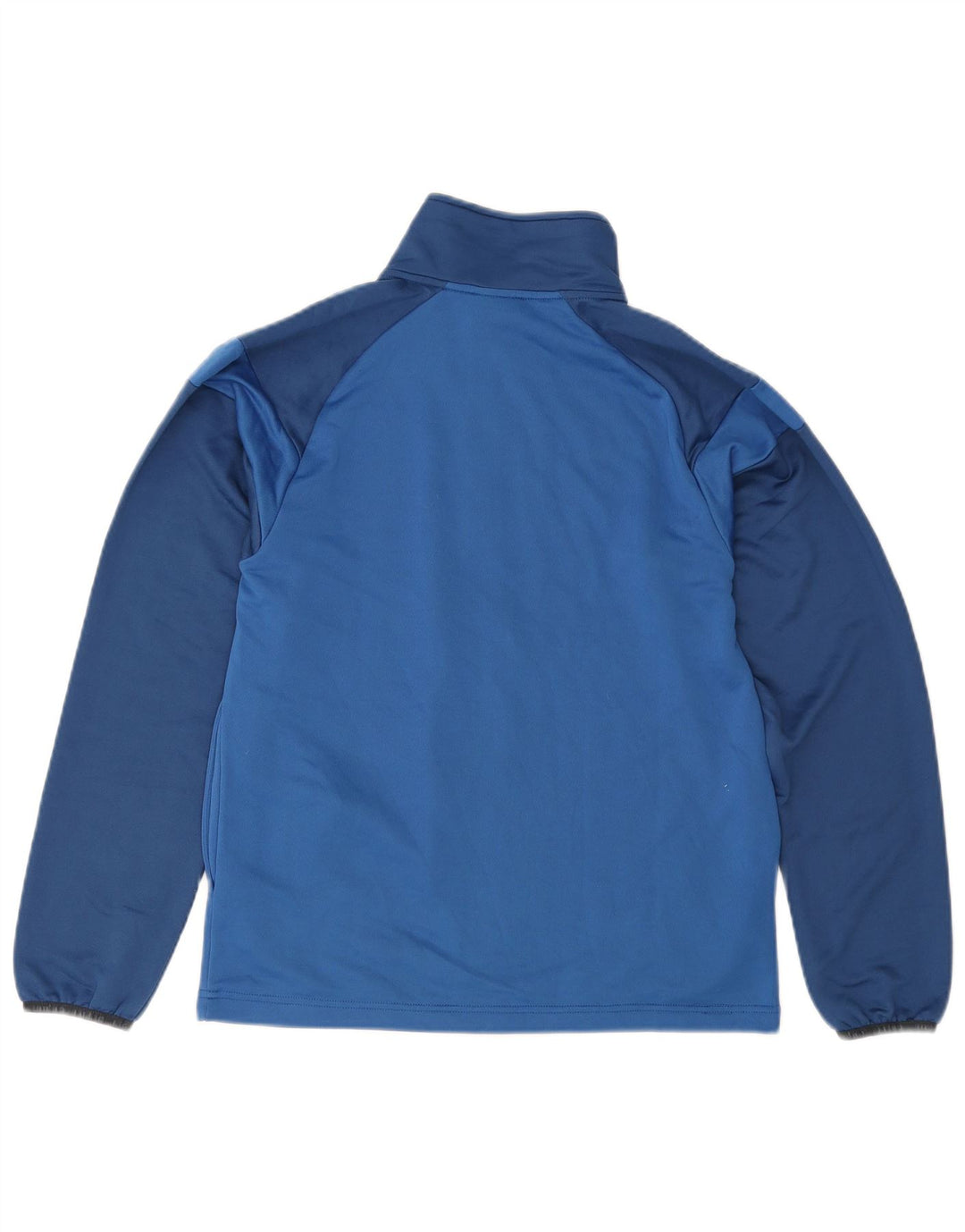Umbro Herren-Trainingsanzug-Top-Jacke, kleines blaues Farbblock-Polyester