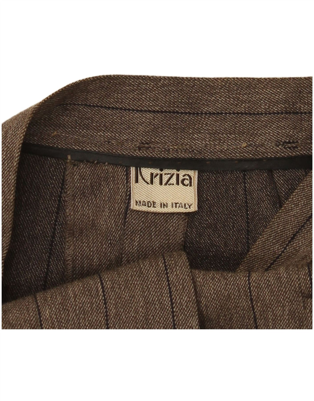 Krizia Damen Minirock IT 40 Small W24 Braun gestreift