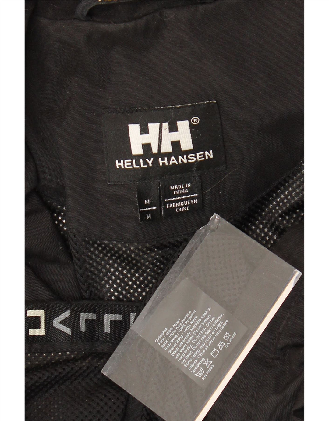 HELLY HANSEN Herren-Regenjacke mit Kapuze, UK 38, Mittelschwarzes Nylon