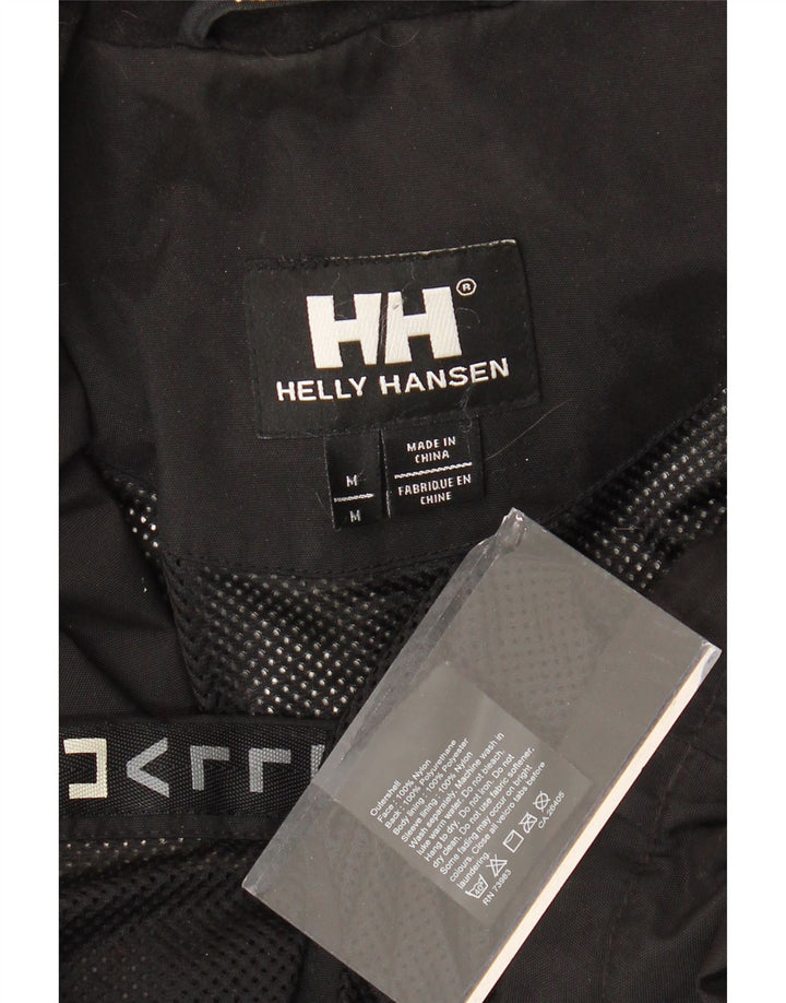 HELLY HANSEN Herren-Regenjacke mit Kapuze, UK 38, Mittelschwarzes Nylon